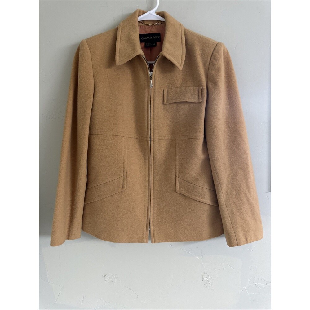 Classiques Entier  Women’s XS Vintage Cashmere Wool Camel Jacket Blazer